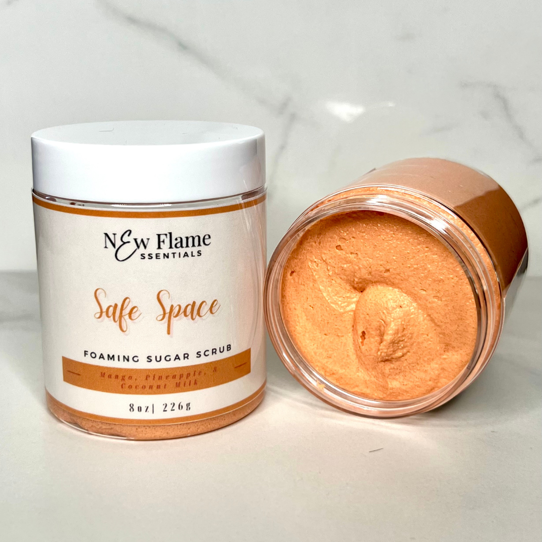 Safe Space Foaming Sugar Scrub 8oz