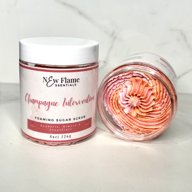 Champagne Intervention Foaming Sugar Scrub 8oz